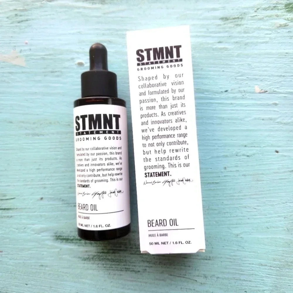 Nwot STMNT Beard Oil in original box